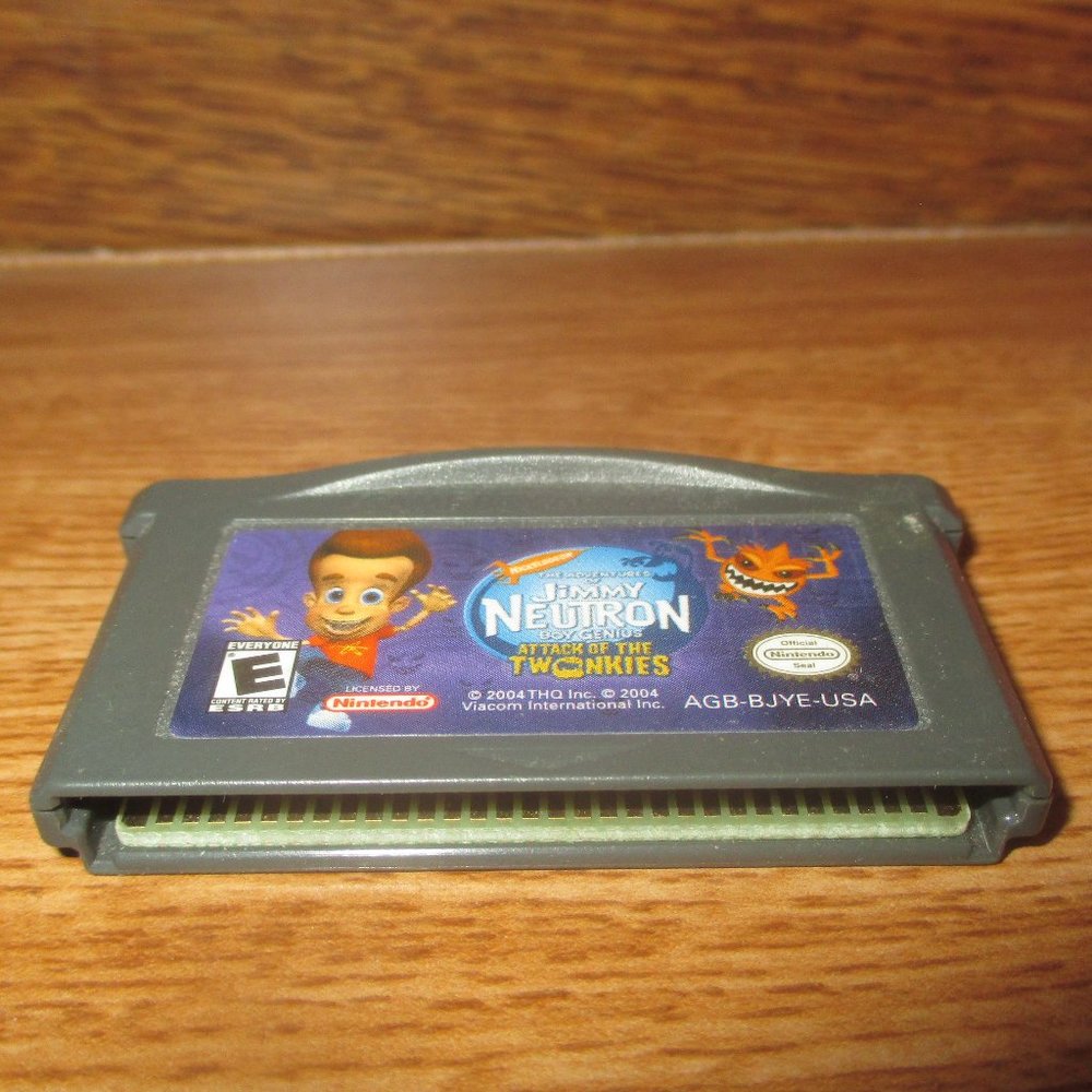 Jimmy Neutron Boy Genius Attack of the Twonkies (Nintendo Game Boy Advance 2001)